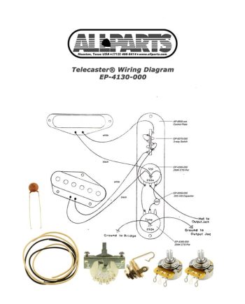 Wiring Kit For Telecaster 3-Way Switch