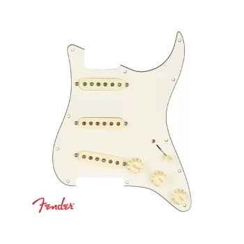 Fender 099-2345-509 Pre-Wired Strat Parchment Pickguard, Original 57/62 SSS