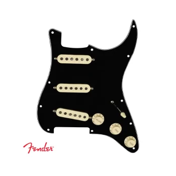 Fender Tex Mex Pickups Strat Black Pickguard