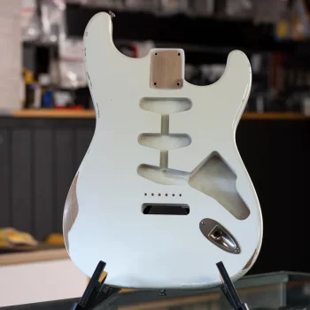 Aged Stratocaster Body in Olympic White