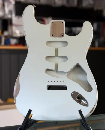 Aged Stratocaster Body in Olympic White