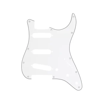 Fender 11-Hole Stratocaster S/S/S Pickguard 3-Ply W/B/W